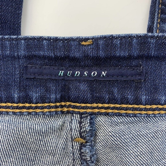 Hudson Collin Flap Skinny Jeans Size 28 Dark Wash Low Rise Zip Fly Soft Denim - Picture 8 of 10